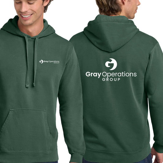 UNISEX Comfort Colors Garment-Dyed Hooded Sweatshirt - 1567 - LS