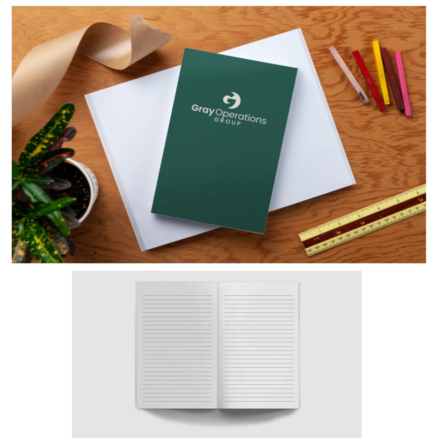 Denik Layflat Journal - 5.25 x 8.25" - AO